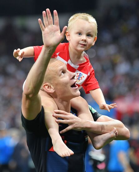 Футбол. ЧМ-2018. Матч Хорватия - Англия