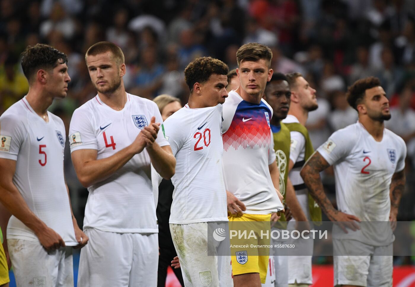 Футбол. ЧМ-2018. Матч Хорватия - Англия