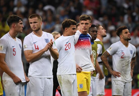 Футбол. ЧМ-2018. Матч Хорватия - Англия 