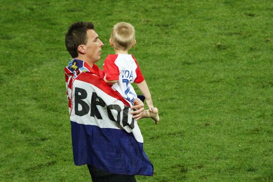 Футбол. ЧМ-2018. Матч Хорватия - Англия 