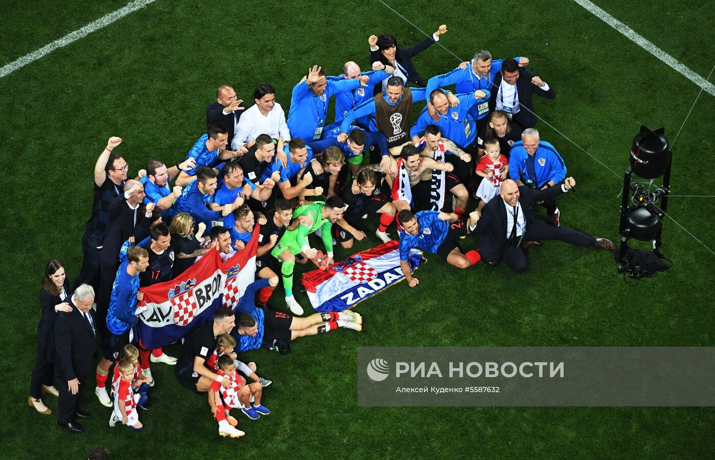 Футбол. ЧМ-2018. Матч Хорватия - Англия