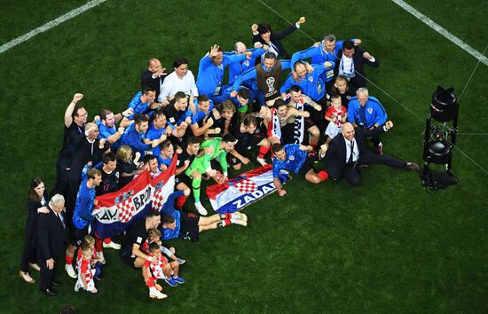 Футбол. ЧМ-2018. Матч Хорватия - Англия 