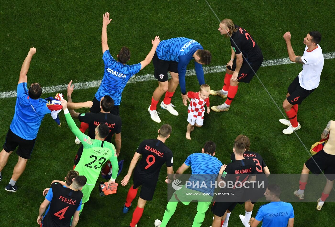 Футбол. ЧМ-2018. Матч Хорватия - Англия