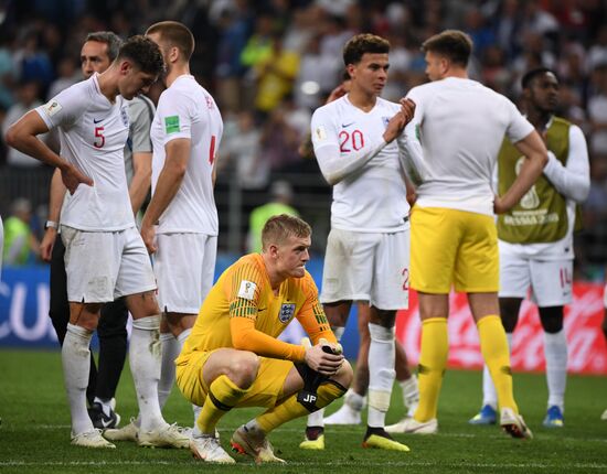 Футбол. ЧМ-2018. Матч Хорватия - Англия 