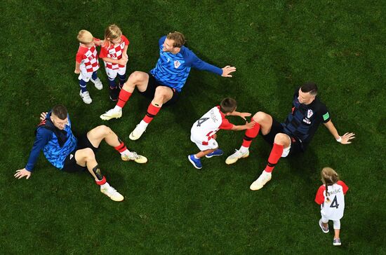 Футбол. ЧМ-2018. Матч Хорватия - Англия 