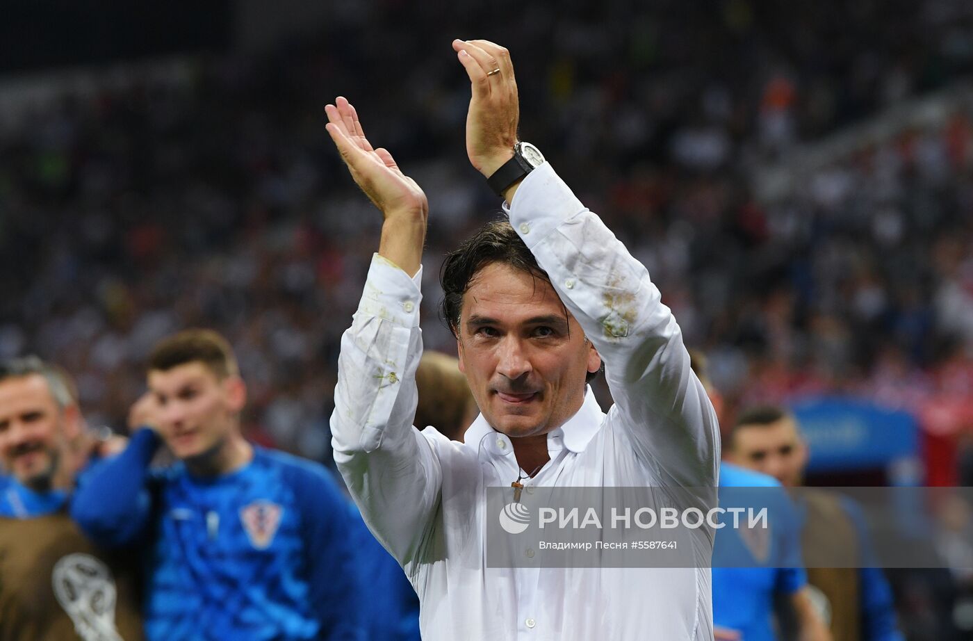 Футбол. ЧМ-2018. Матч Хорватия - Англия