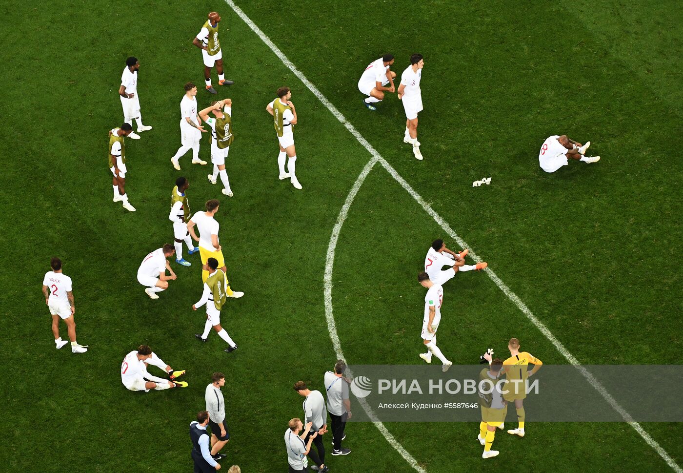 Футбол. ЧМ-2018. Матч Хорватия - Англия