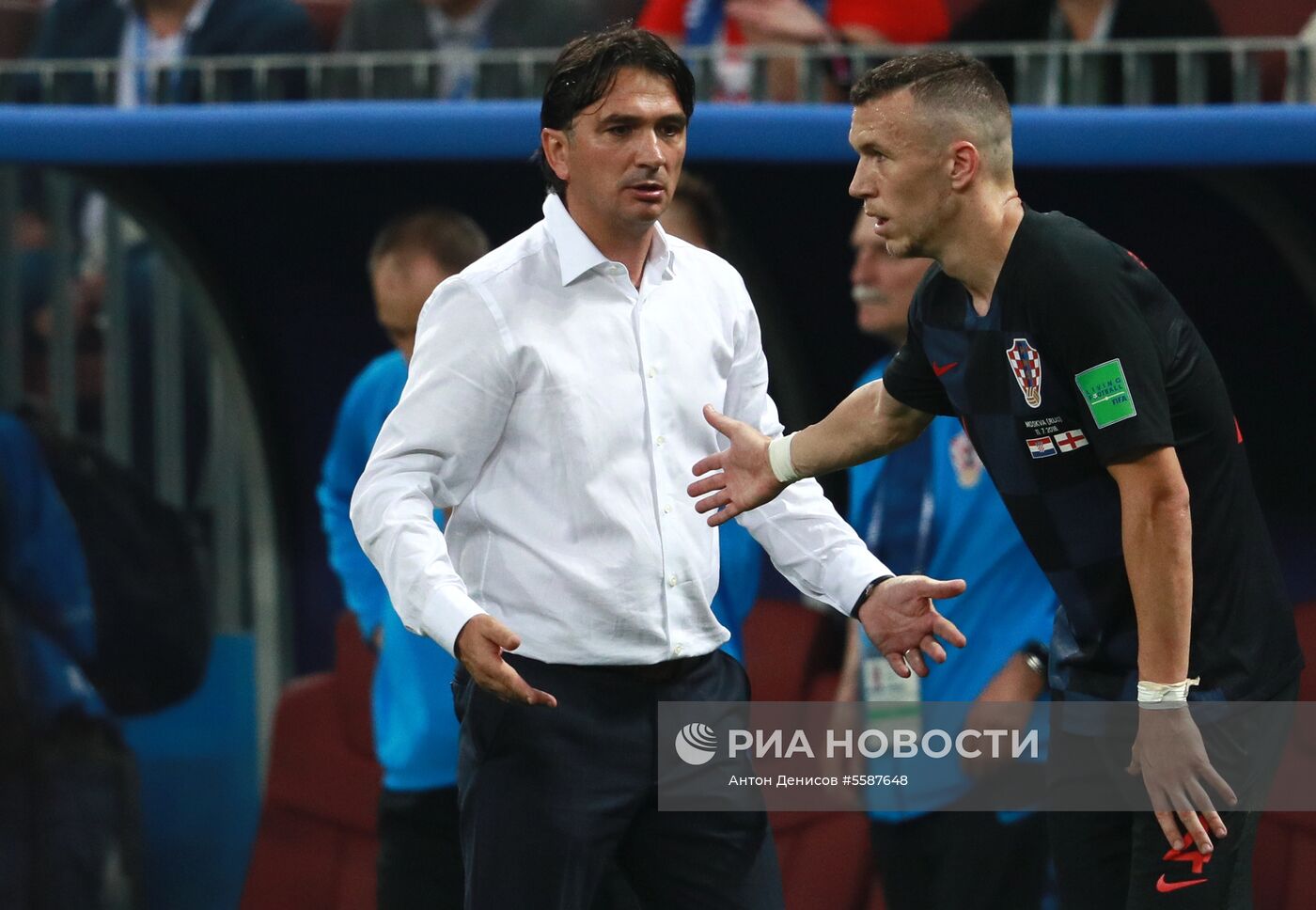 Футбол. ЧМ-2018. Матч Хорватия - Англия