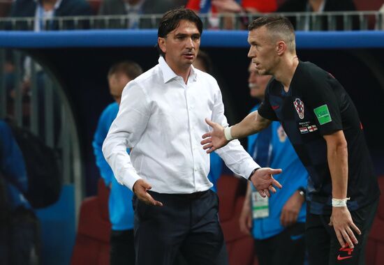 Футбол. ЧМ-2018. Матч Хорватия - Англия 