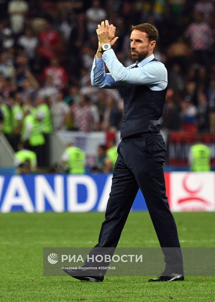 Футбол. ЧМ-2018. Матч Хорватия - Англия