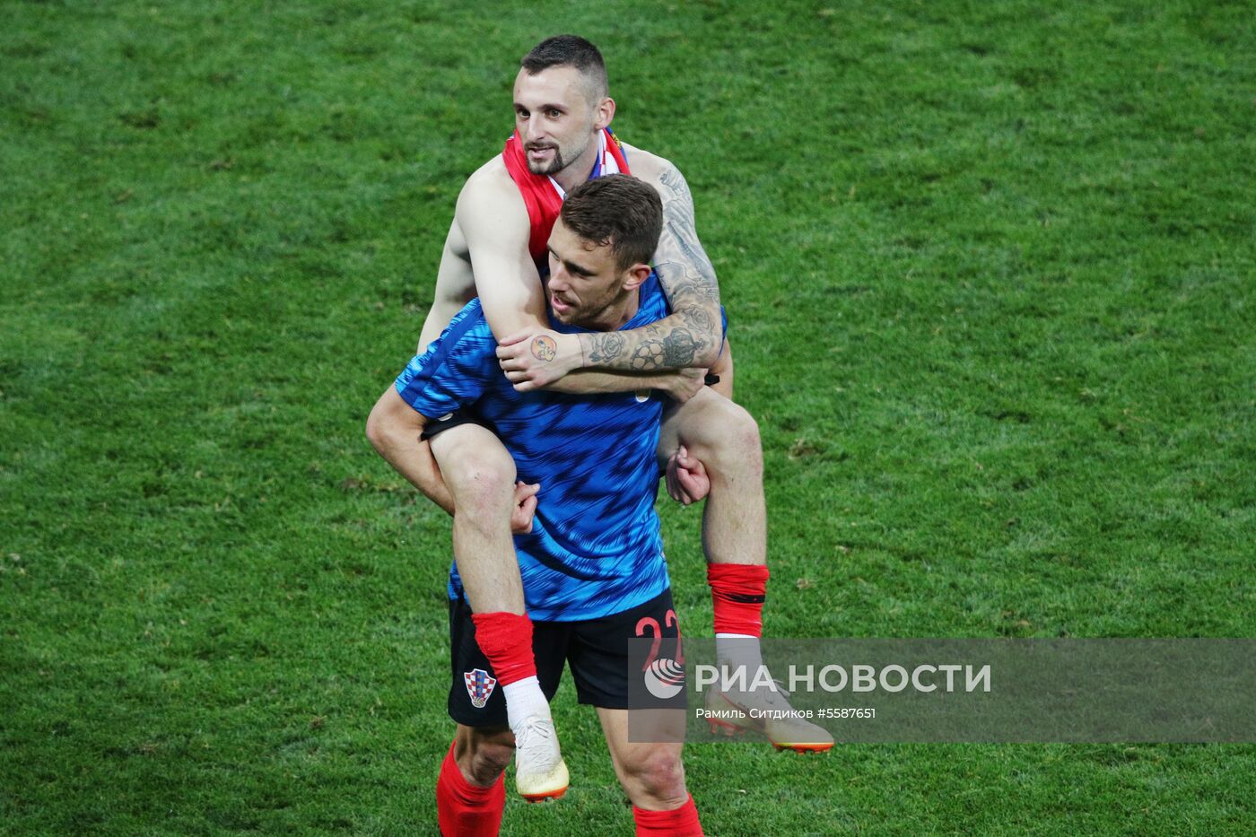 Футбол. ЧМ-2018. Матч Хорватия - Англия