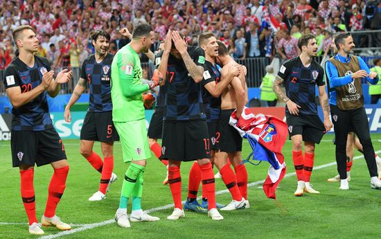 Футбол. ЧМ-2018. Матч Хорватия - Англия