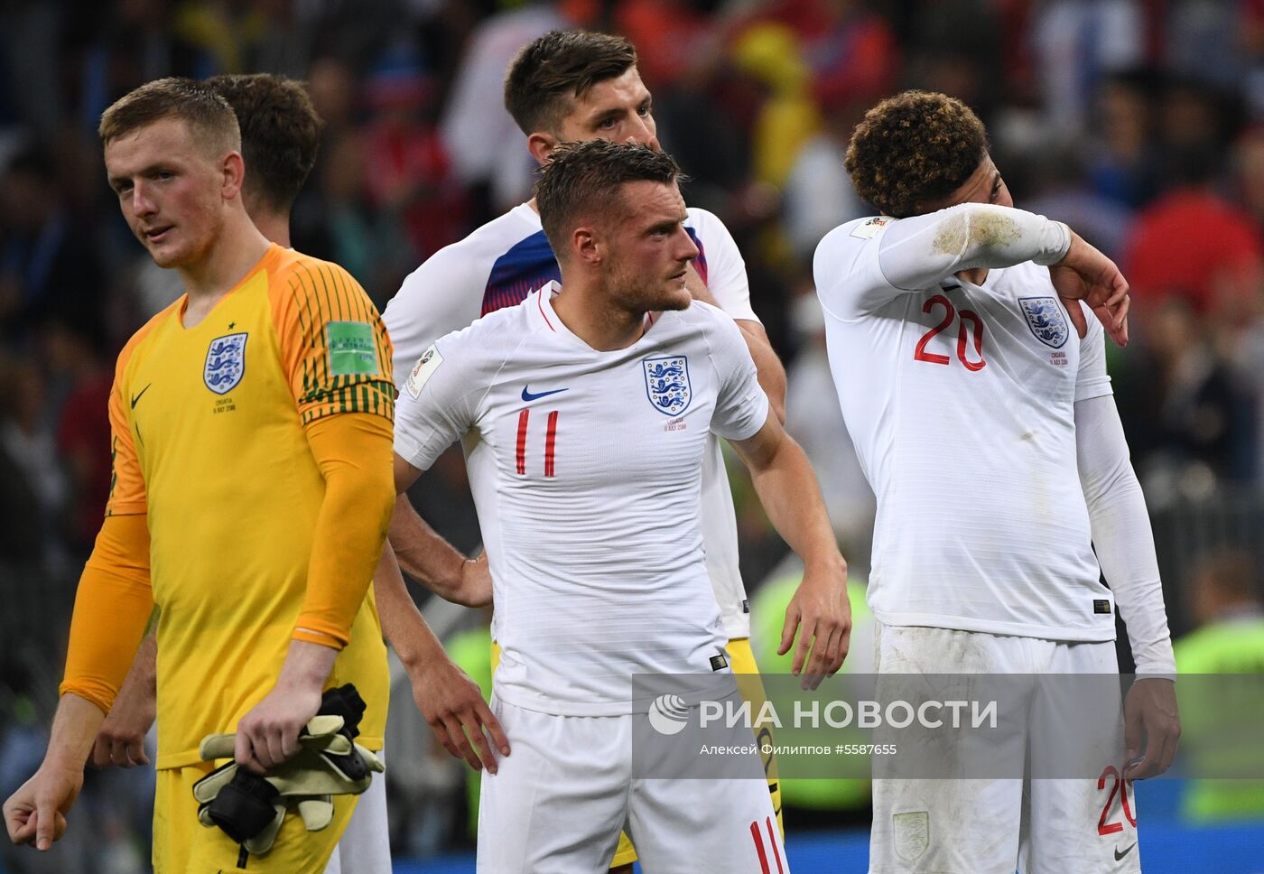 Футбол. ЧМ-2018. Матч Хорватия - Англия