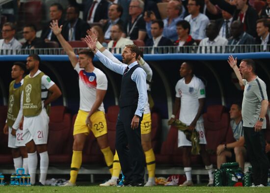 Футбол. ЧМ-2018. Матч Хорватия - Англия 