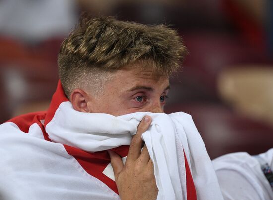 Футбол. ЧМ-2018. Матч Хорватия - Англия 