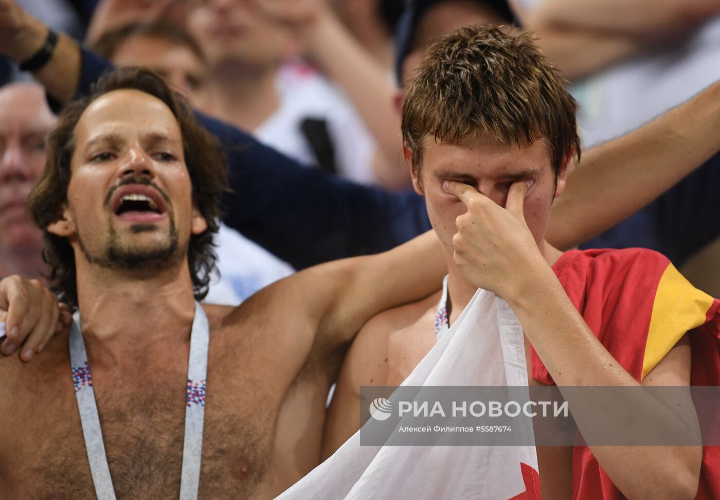 Футбол. ЧМ-2018. Матч Хорватия - Англия