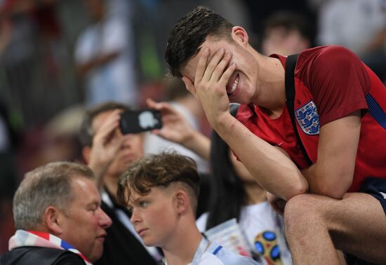 Футбол. ЧМ-2018. Матч Хорватия - Англия 