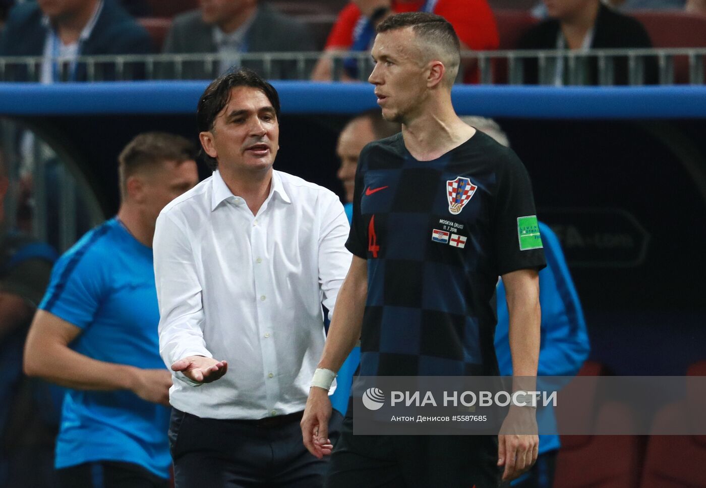 Футбол. ЧМ-2018. Матч Хорватия - Англия