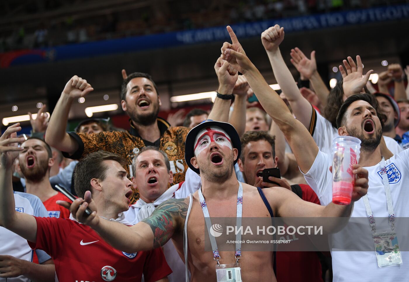Футбол. ЧМ-2018. Матч Хорватия - Англия