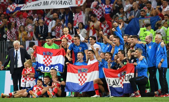 Футбол. ЧМ-2018. Матч Хорватия - Англия