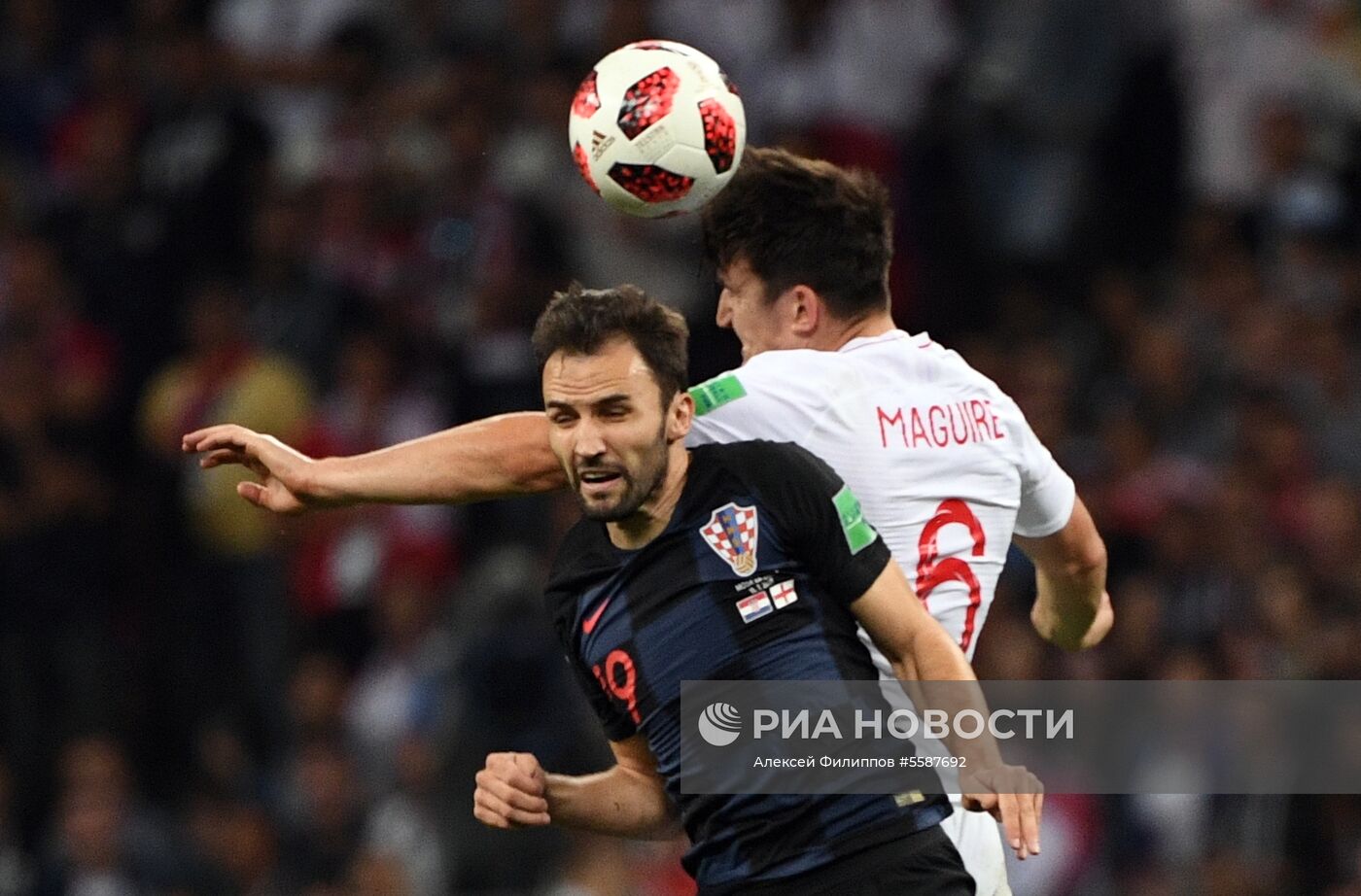 Футбол. ЧМ-2018. Матч Хорватия - Англия