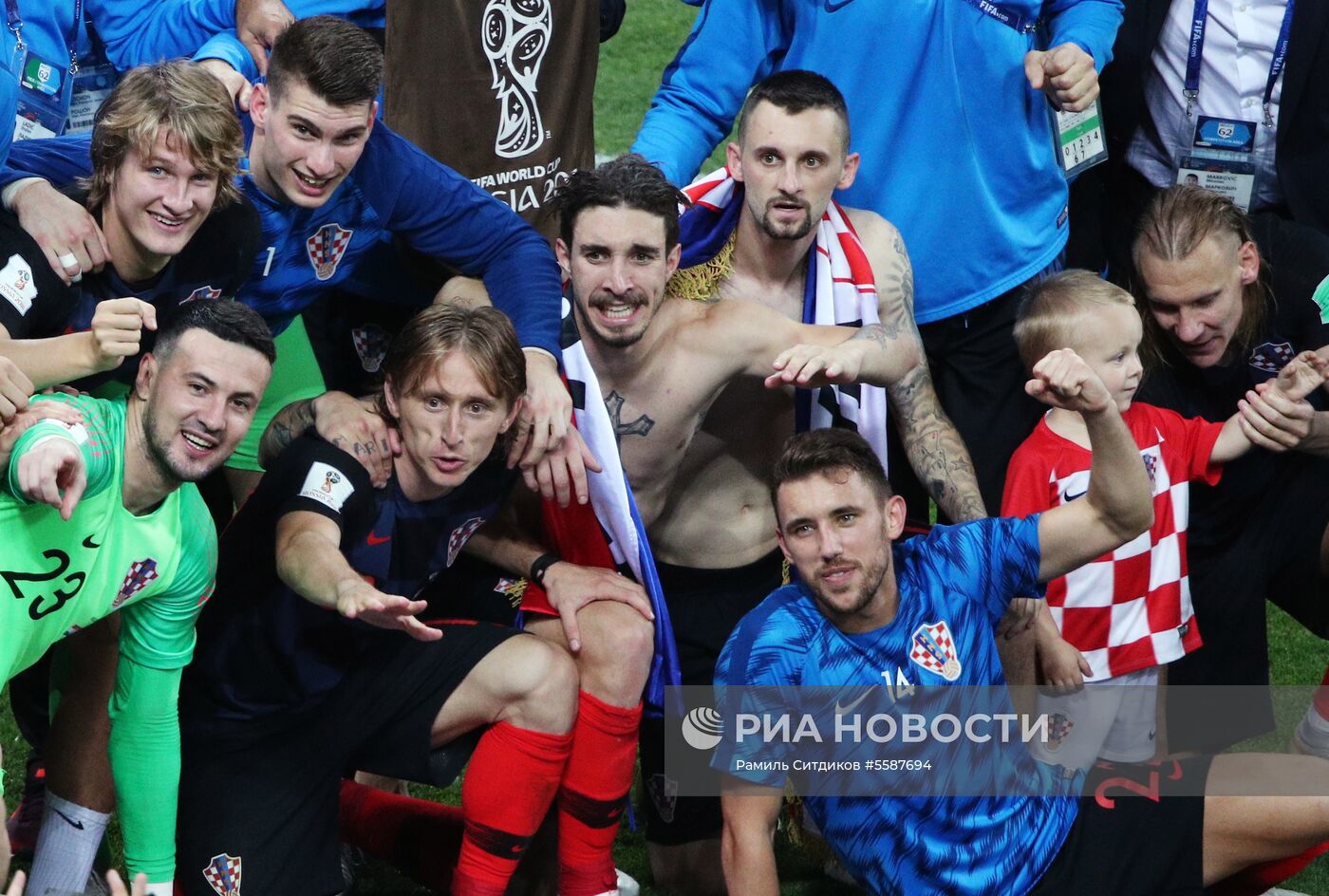 Футбол. ЧМ-2018. Матч Хорватия - Англия