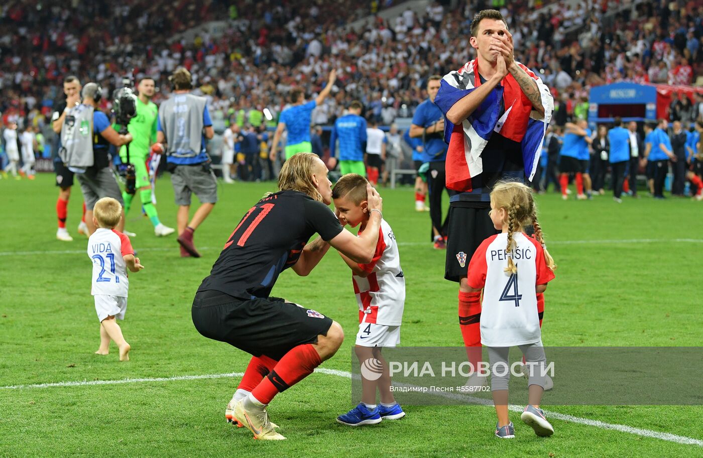 Футбол. ЧМ-2018. Матч Хорватия - Англия