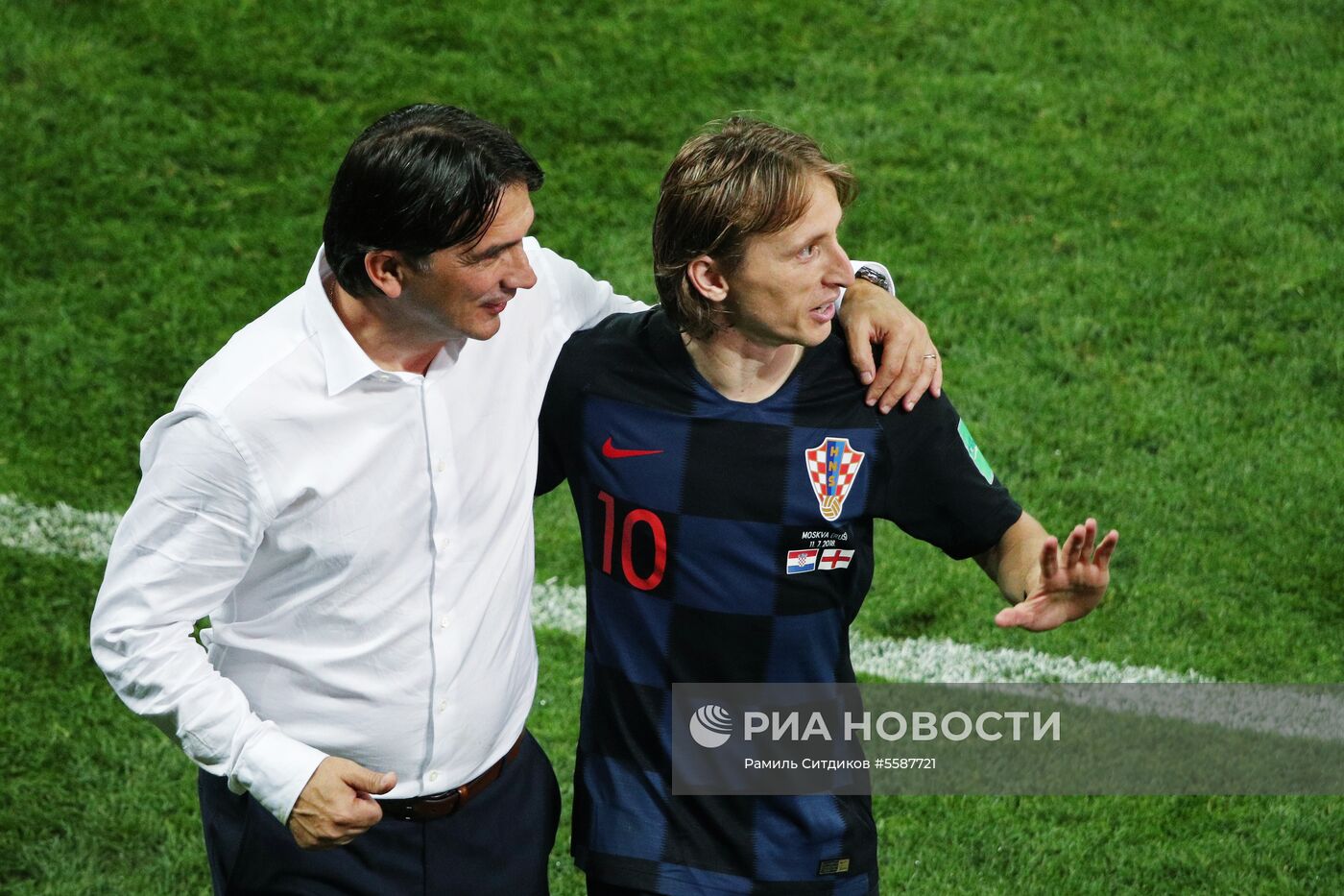 Футбол. ЧМ-2018. Матч Хорватия - Англия