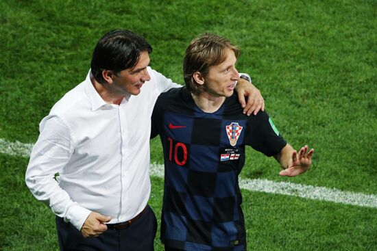 Футбол. ЧМ-2018. Матч Хорватия - Англия 