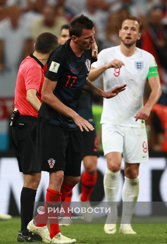 Футбол. ЧМ-2018. Матч Хорватия - Англия