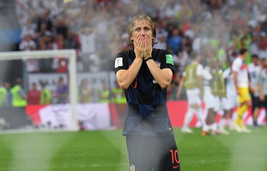 Футбол. ЧМ-2018. Матч Хорватия - Англия