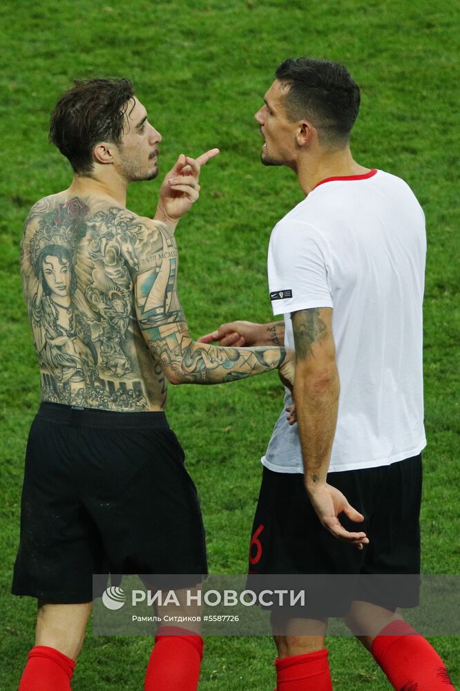 Футбол. ЧМ-2018. Матч Хорватия - Англия