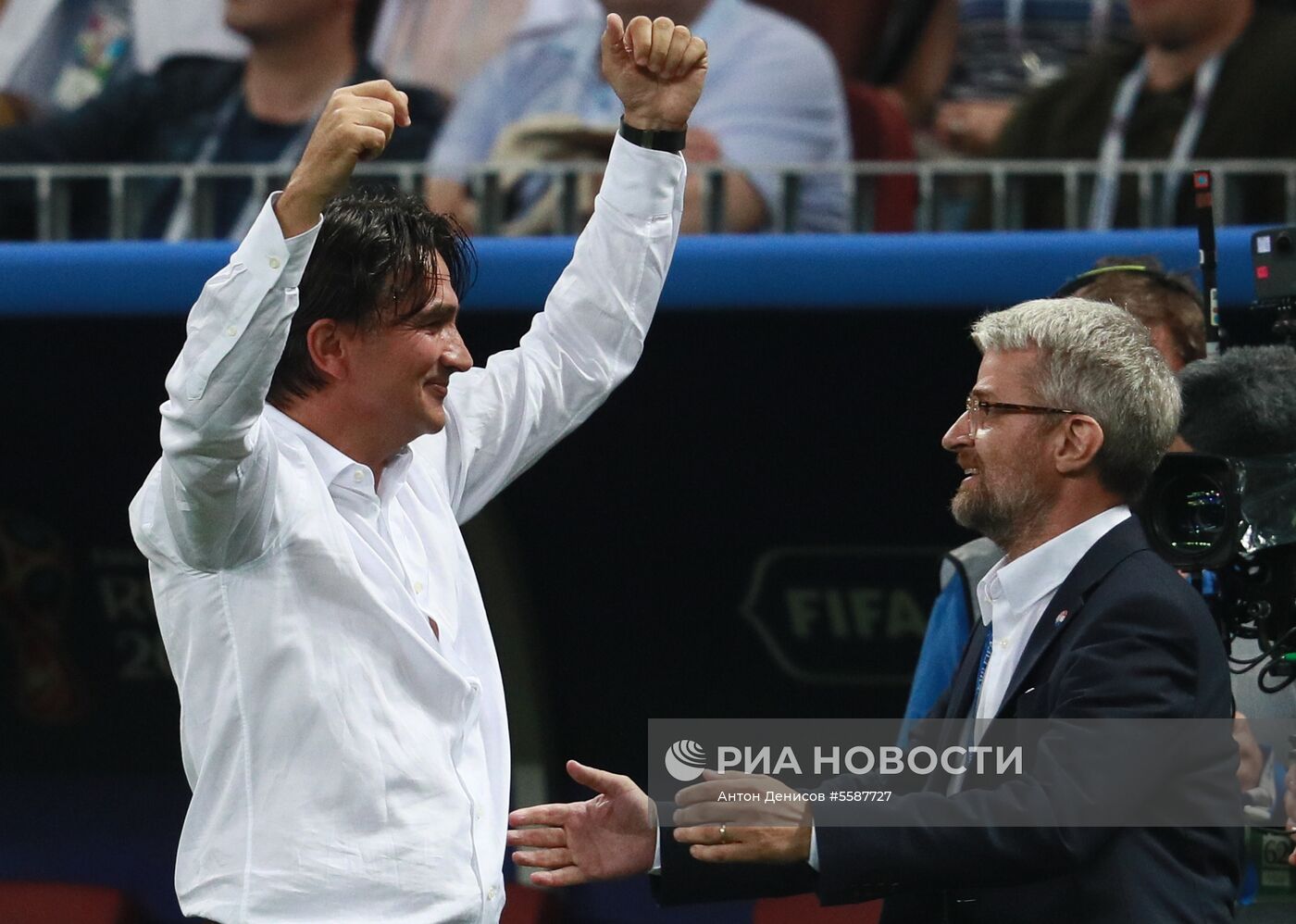 Футбол. ЧМ-2018. Матч Хорватия - Англия