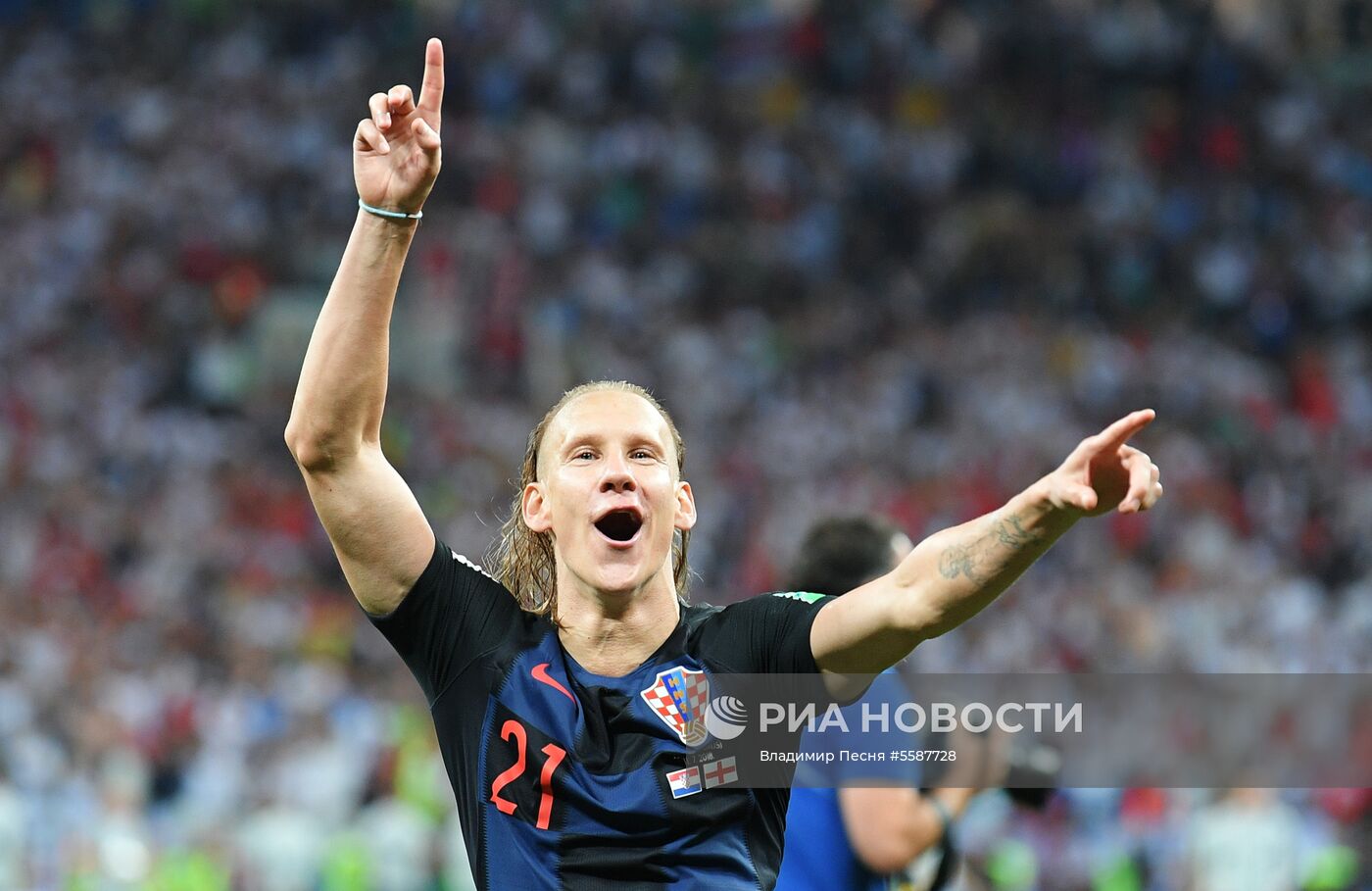 Футбол. ЧМ-2018. Матч Хорватия - Англия