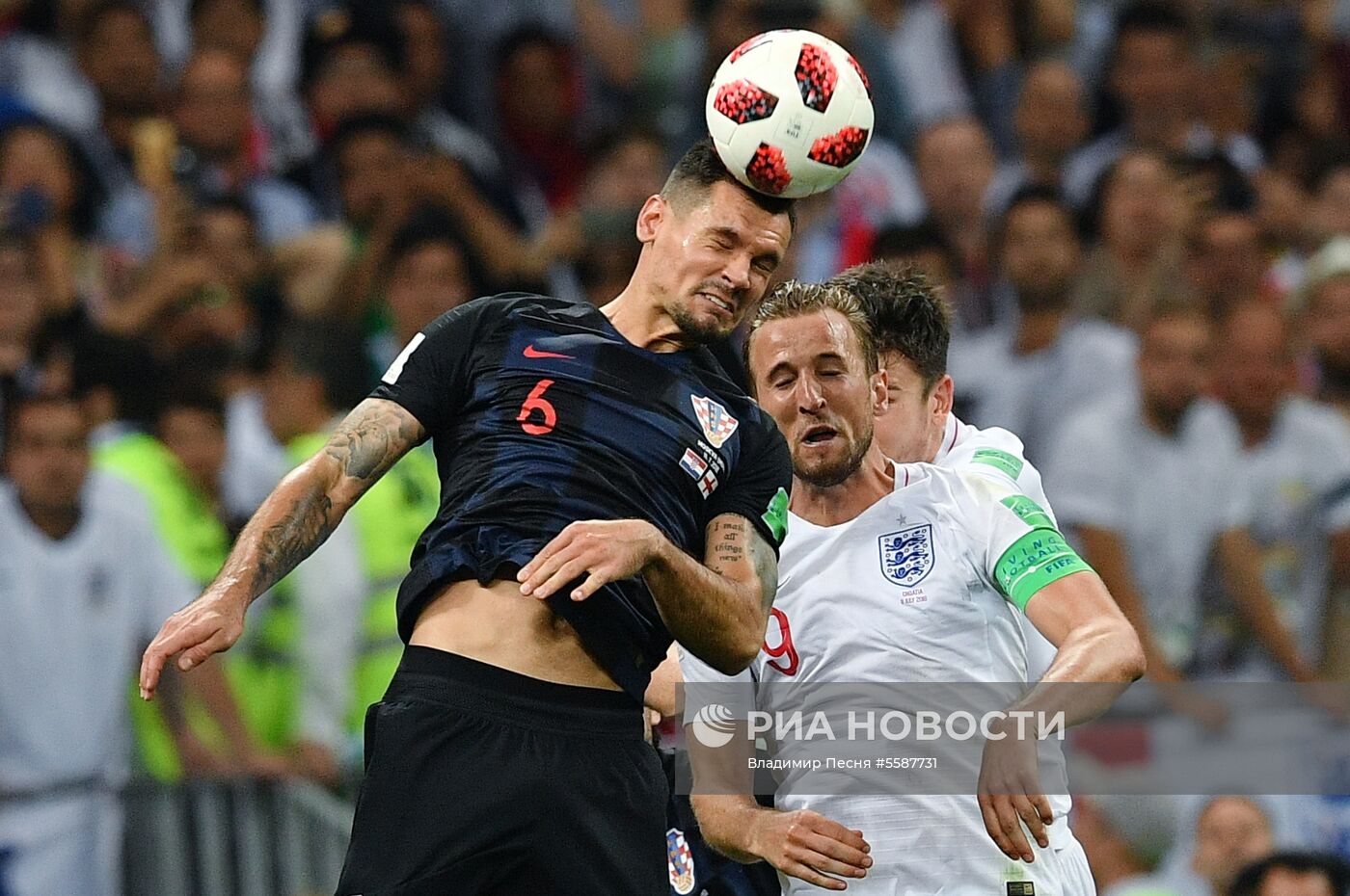 Футбол. ЧМ-2018. Матч Хорватия - Англия
