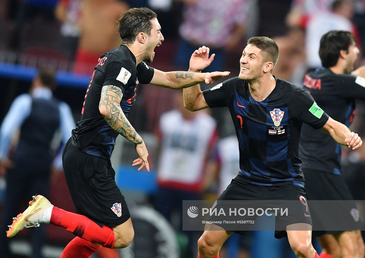 Футбол. ЧМ-2018. Матч Хорватия - Англия