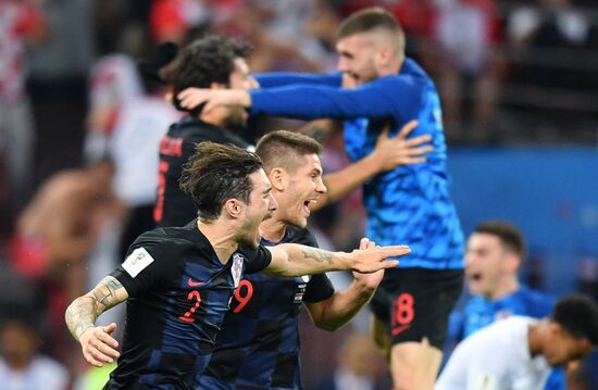 Футбол. ЧМ-2018. Матч Хорватия - Англия