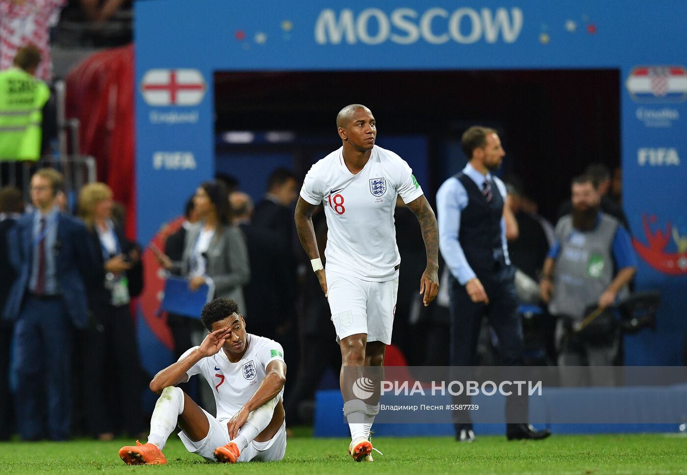 Футбол. ЧМ-2018. Матч Хорватия - Англия