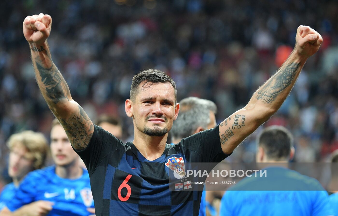 Футбол. ЧМ-2018. Матч Хорватия - Англия