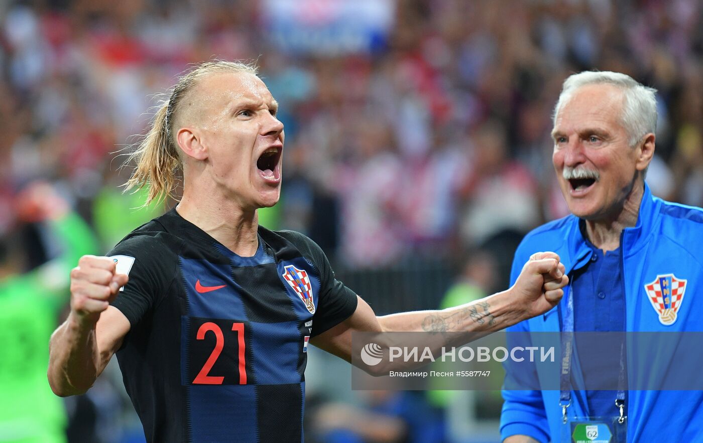 Футбол. ЧМ-2018. Матч Хорватия - Англия