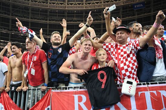 Футбол. ЧМ-2018. Матч Хорватия - Англия