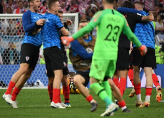 Футбол. ЧМ-2018. Матч Хорватия - Англия 