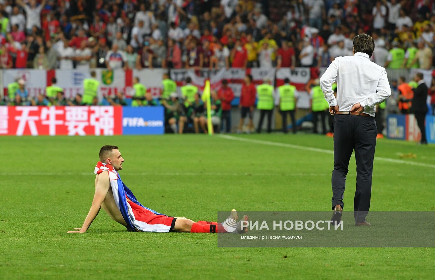 Футбол. ЧМ-2018. Матч Хорватия - Англия