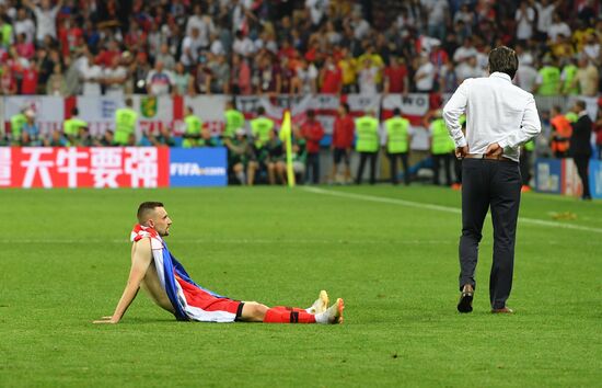 Футбол. ЧМ-2018. Матч Хорватия - Англия