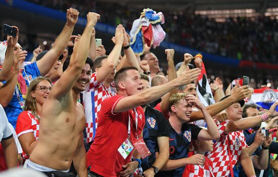 Футбол. ЧМ-2018. Матч Хорватия - Англия
