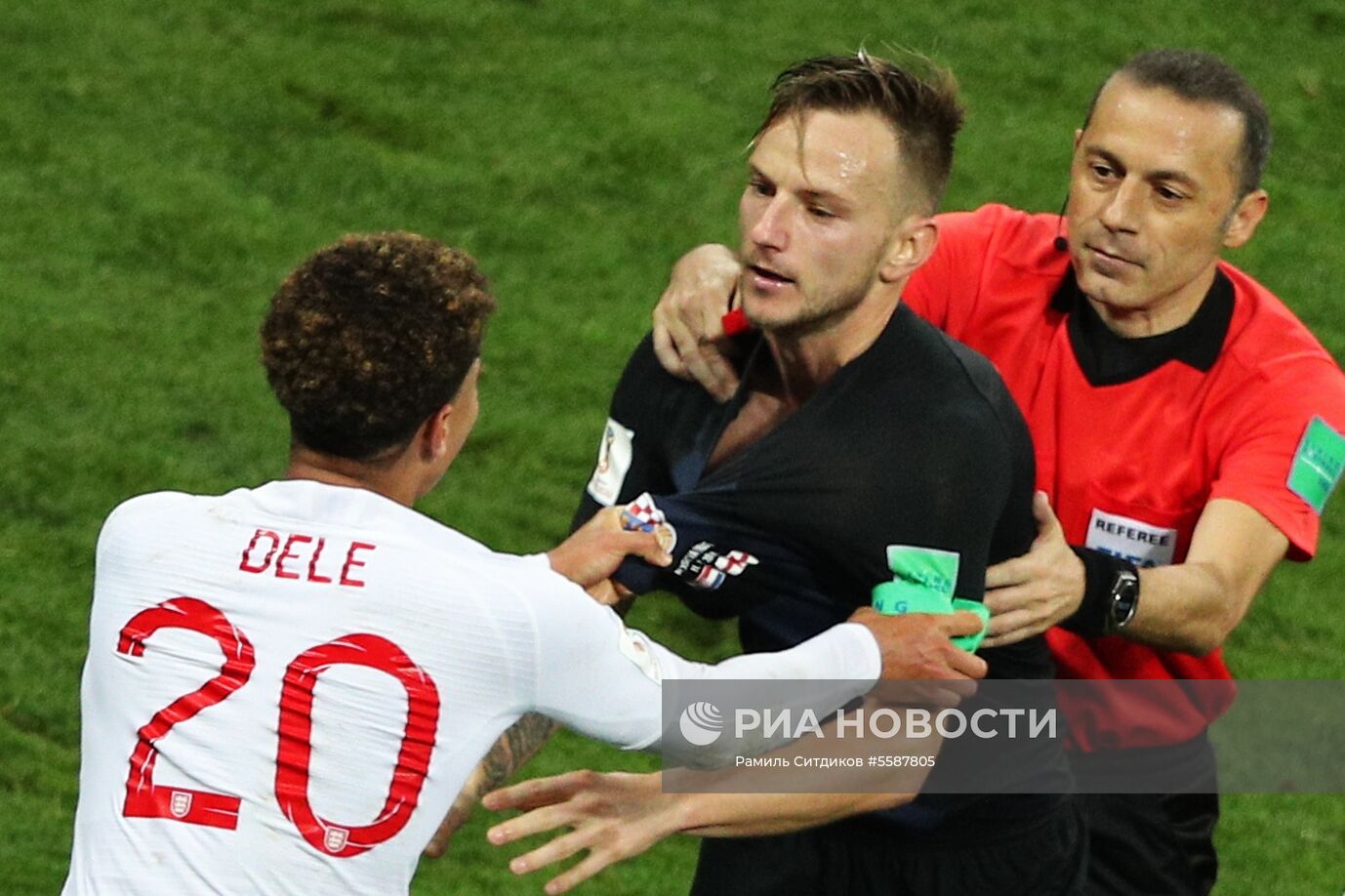 Футбол. ЧМ-2018. Матч Хорватия - Англия 