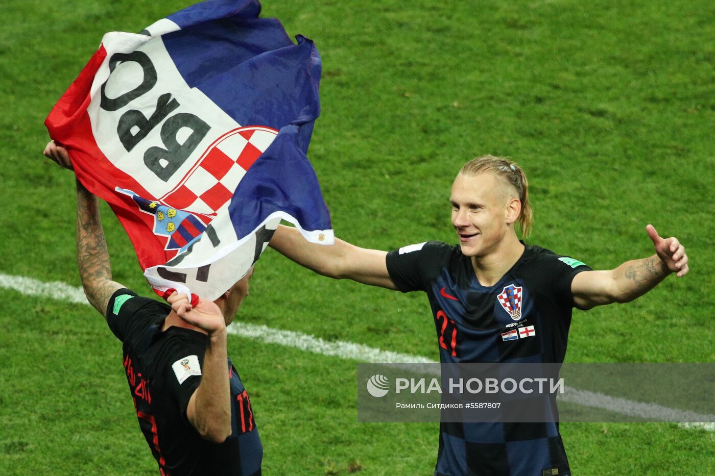 Футбол. ЧМ-2018. Матч Хорватия - Англия