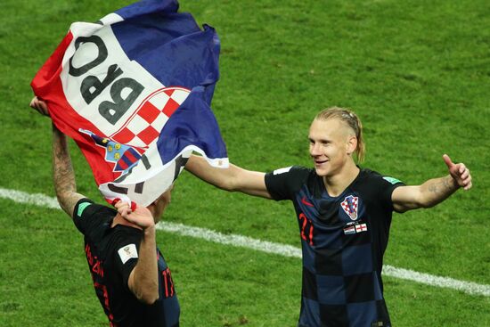 Футбол. ЧМ-2018. Матч Хорватия - Англия 