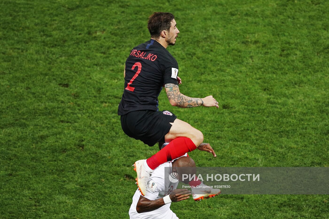 Футбол. ЧМ-2018. Матч Хорватия - Англия