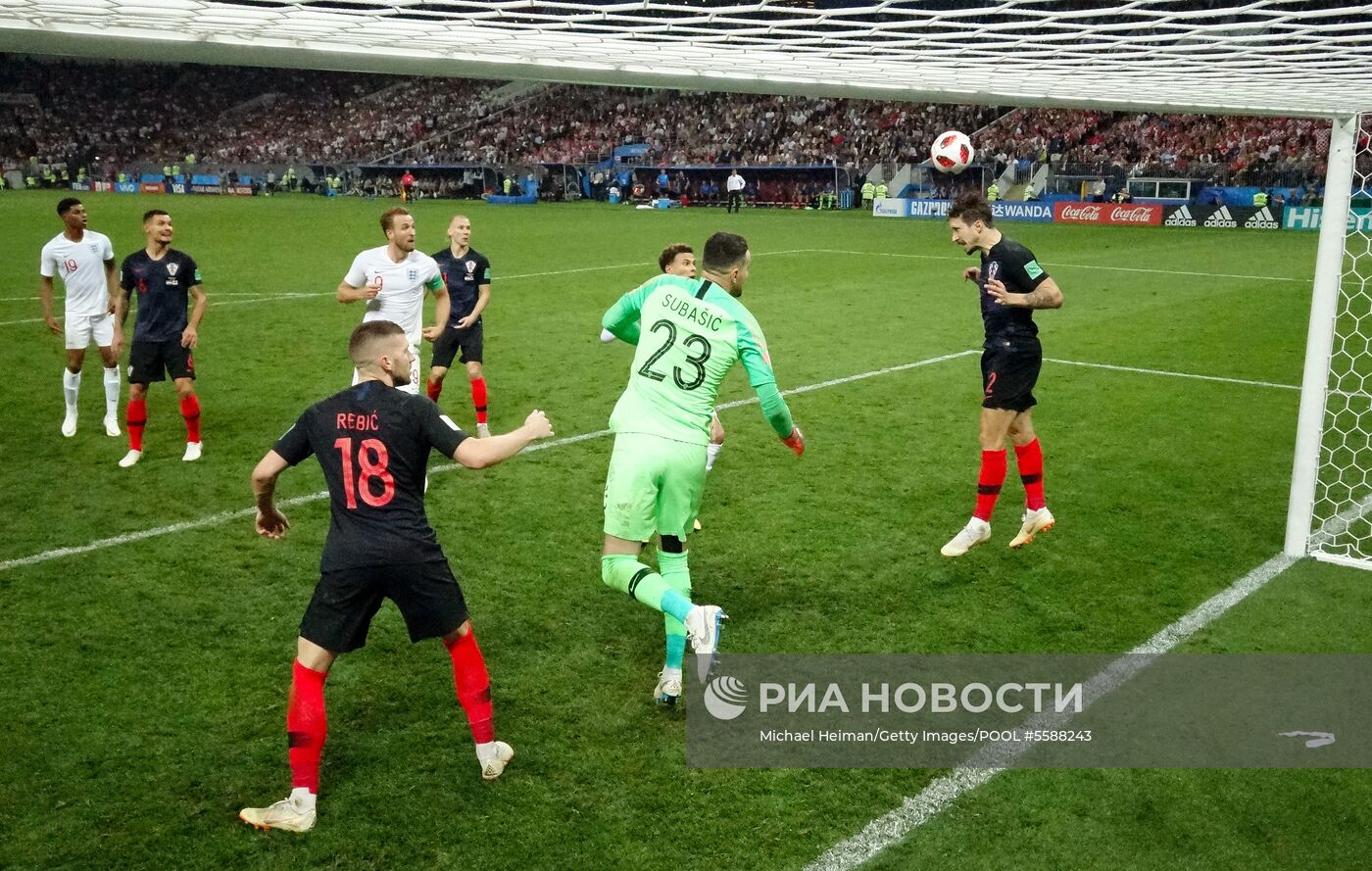 Футбол. ЧМ-2018. Матч Хорватия - Англия